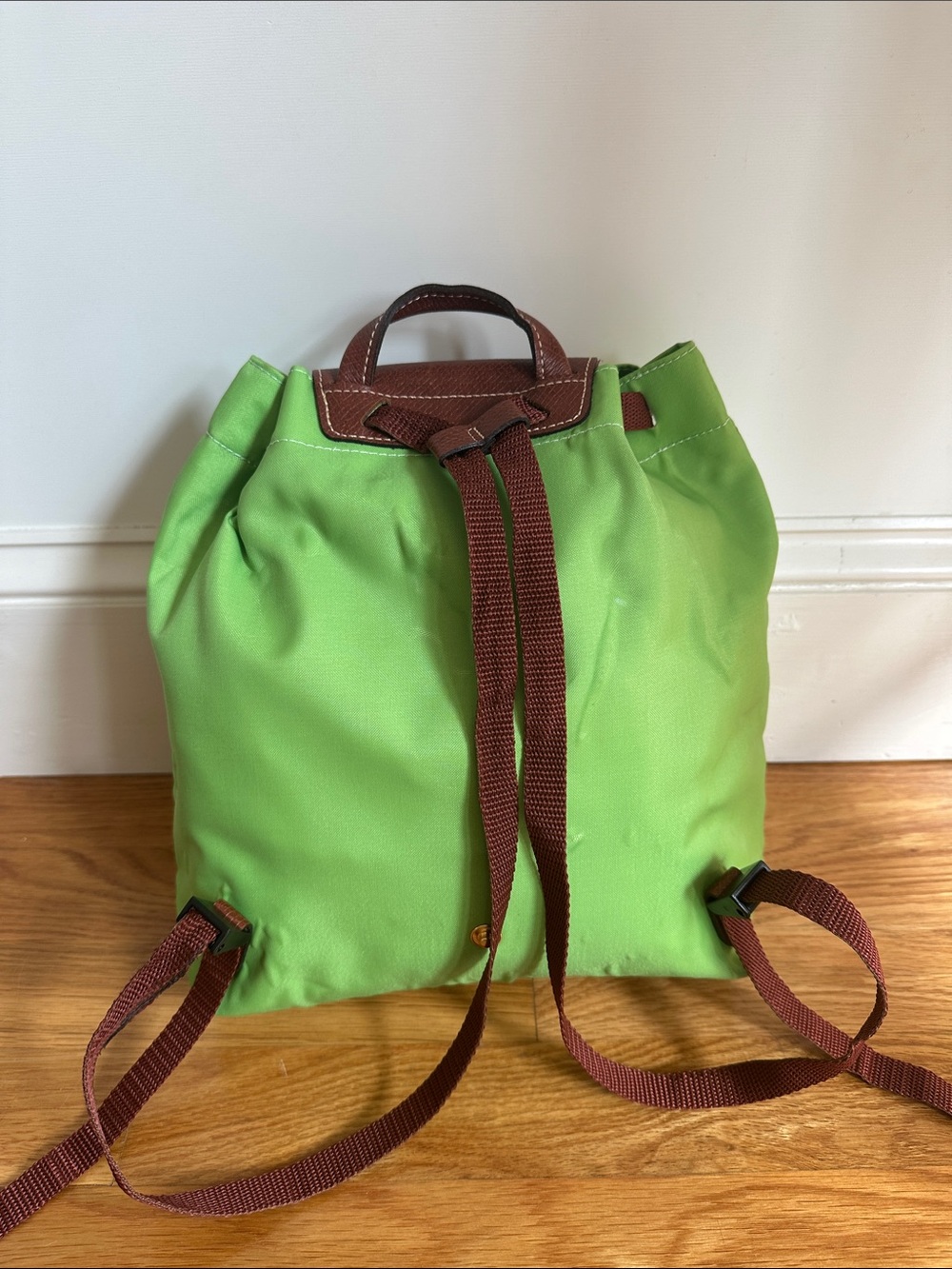 Lime green longchamp backpack - Picture 3 of 14